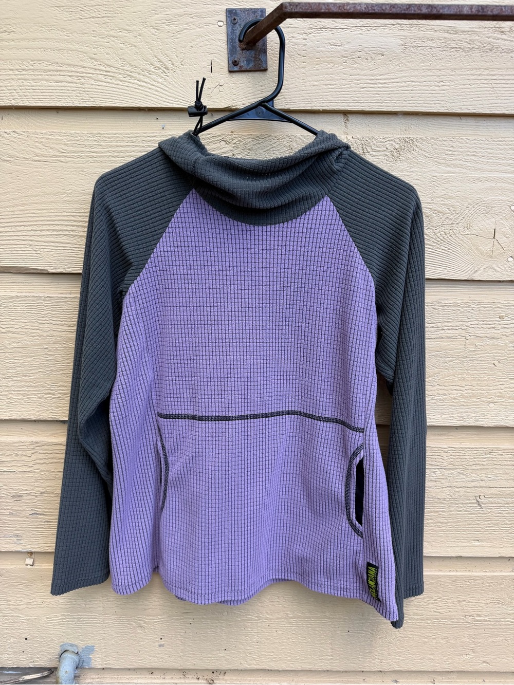 Melanzana Microgrid Hoodie V2 Women's Small- Bloom and Lead